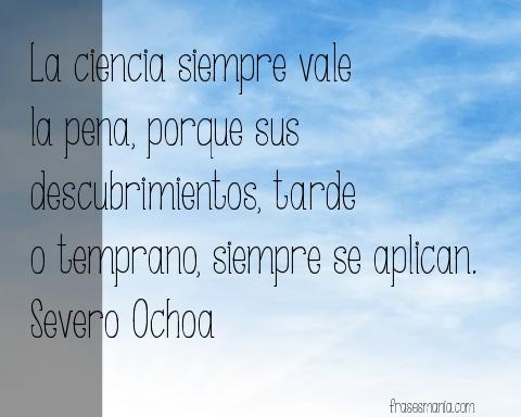 Frases de Severo Ochoa